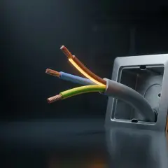 Trzy żyły kabla wychodzą z metalowej puszki. Czy to jest faz co to?