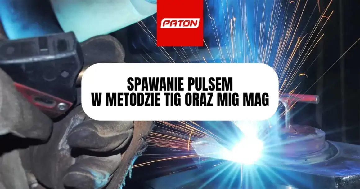 Spawanie pulsem w metodzie TIG i MIG/MAG. Iskry sypią się podczas precyzyjnego łączenia metali.