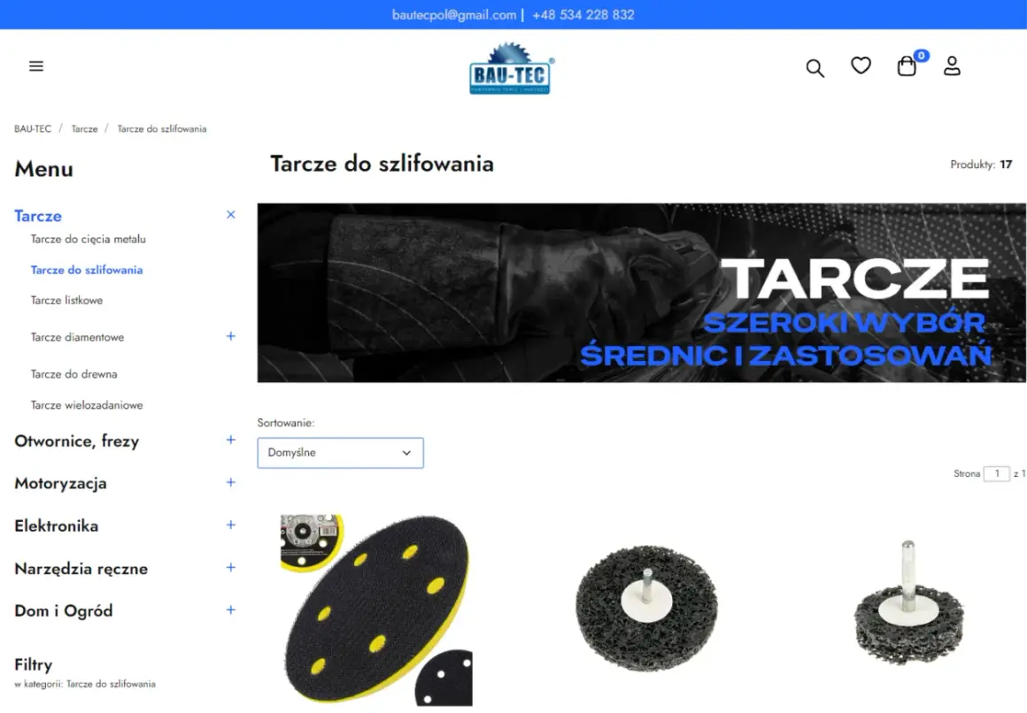 Tarcze do szlifowania metalu, szeroki wybór do różnych zastosowań. Dostępne różne rodzaje tarcz.