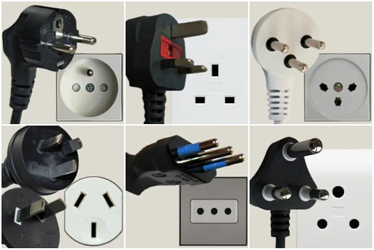 R&oacute;żne rodzaje gniazdek elektrycznych i wtyczek z całego świata. Poznaj światowe standardy zasilania.